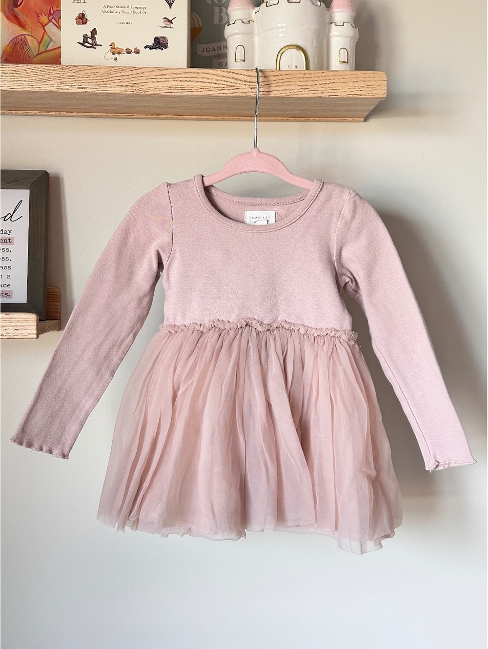 Jamie Kay Anna Tulle Dress - Rosewater - Sz 1Y